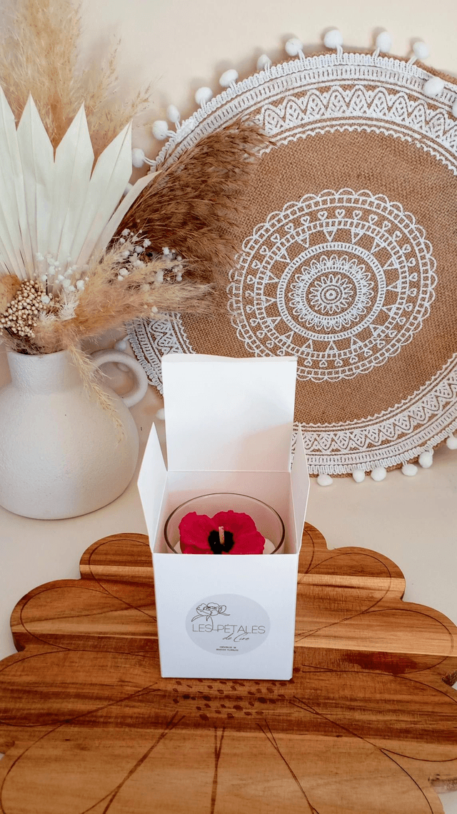 Bougie Fleur Coquelicot 