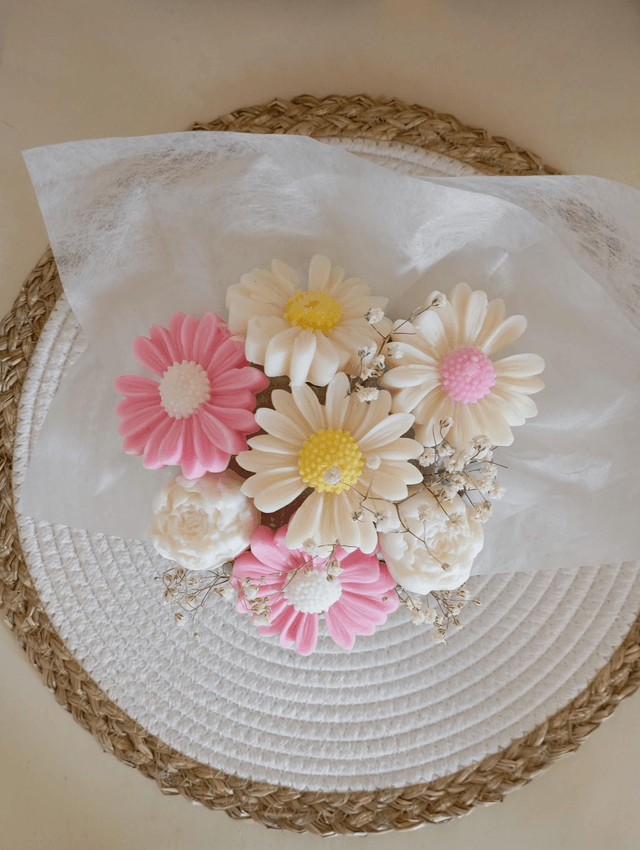 Bouquet de fondant "Évasion vanillée"