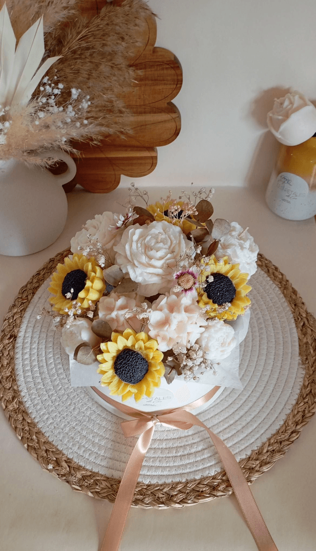 Boîte fleurs éternelles