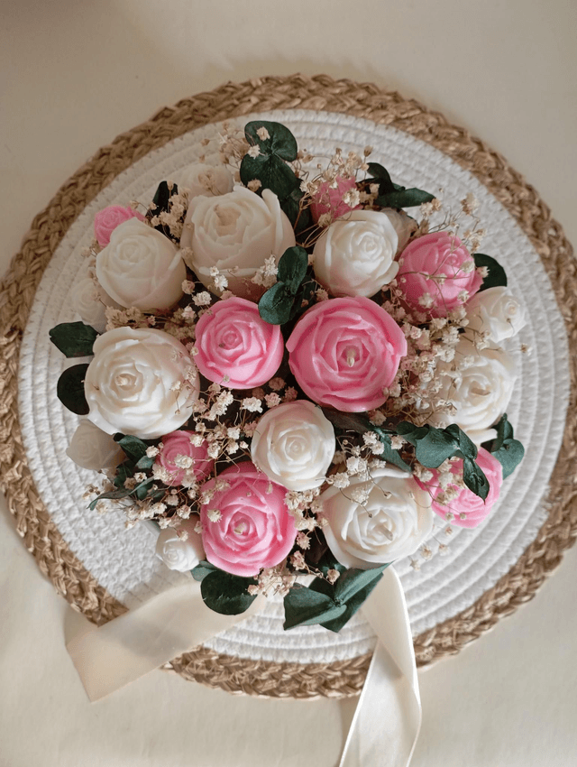 Bouquet de roses éternelles