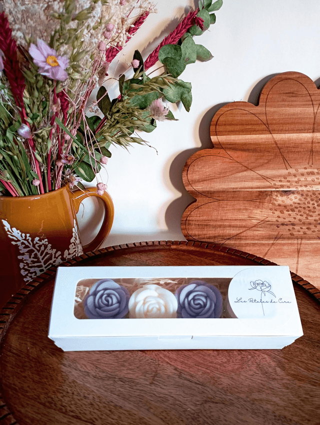Coffret de 4 fondants fleurs 🌸 