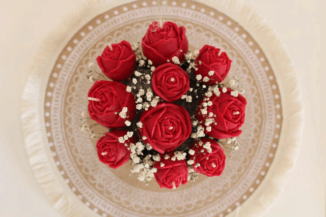 Bouquet de roses rouges 