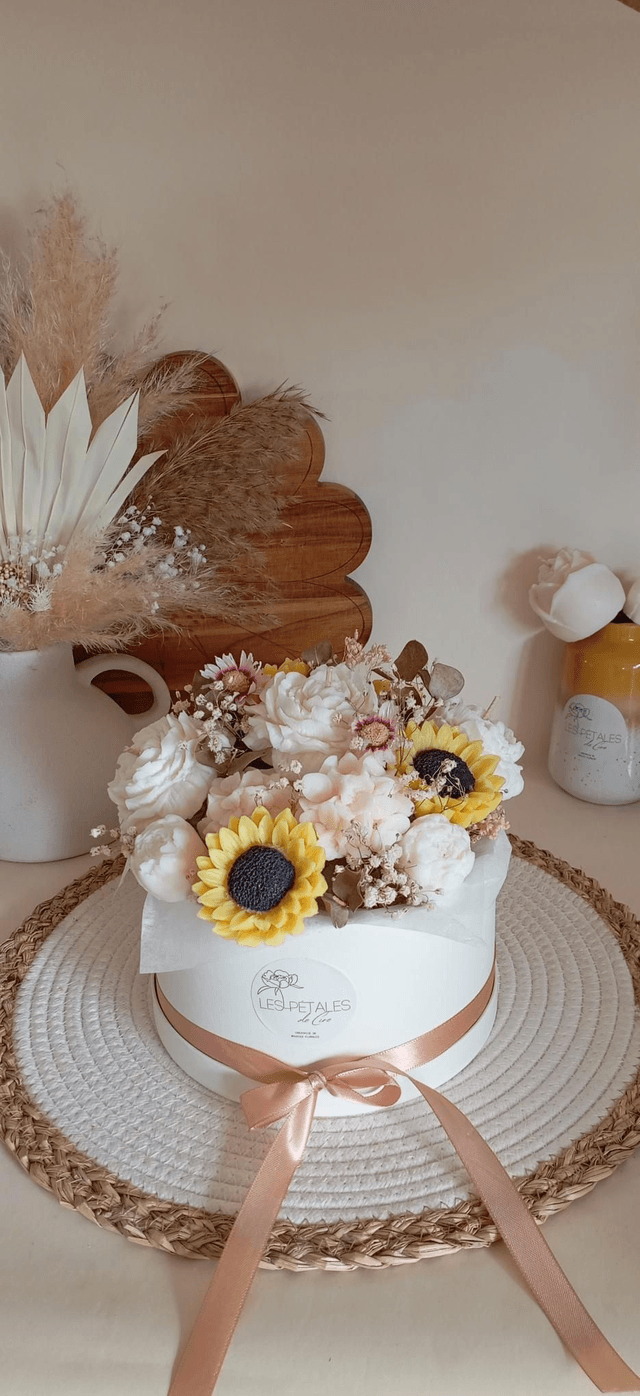 Boîte fleurs éternelles