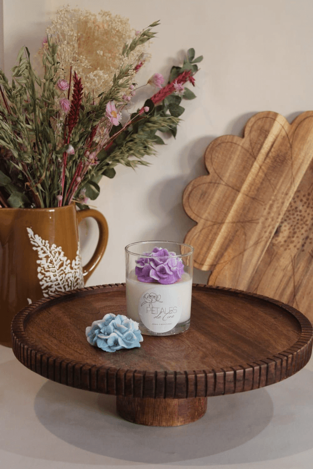 Bougie Fleur Hortensia 