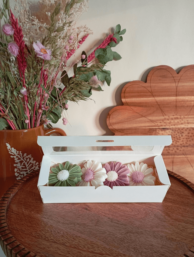 Coffret de 4 fondants fleurs 🌸 