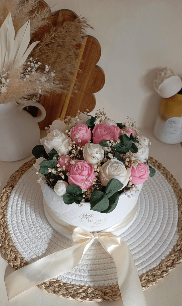 Bouquet de roses éternelles