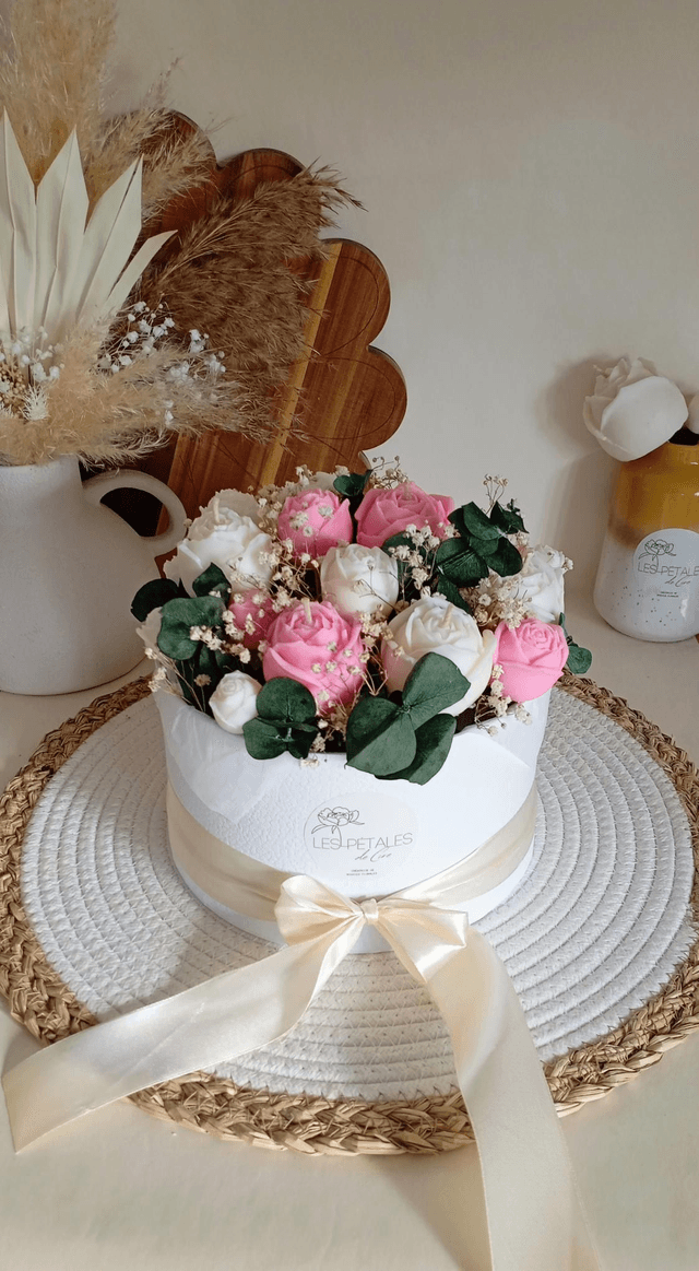 Bouquet de roses éternelles