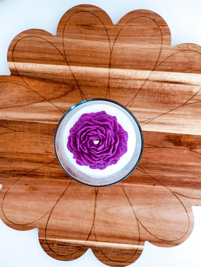 Bougie Fleur petite Pivoine