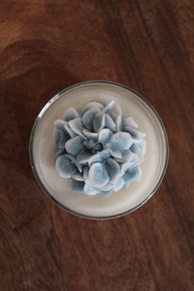 Bougie Fleur Hortensia 