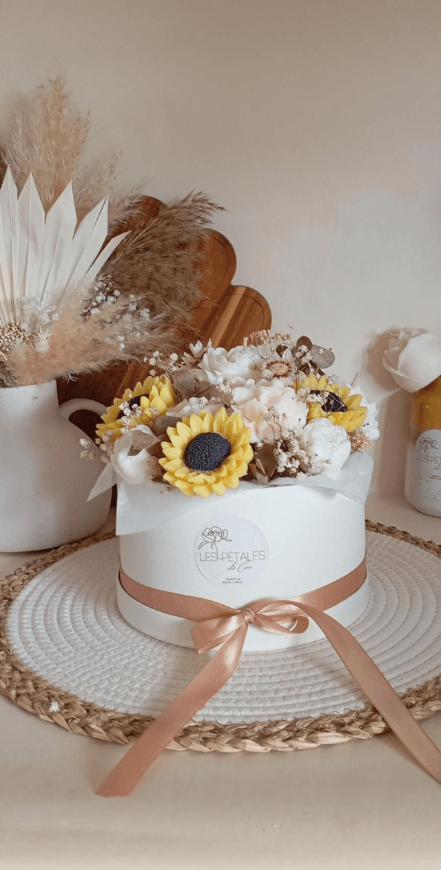 Boîte fleurs éternelles