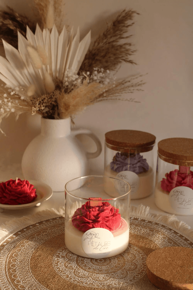 Bougie Fleur Pivoine